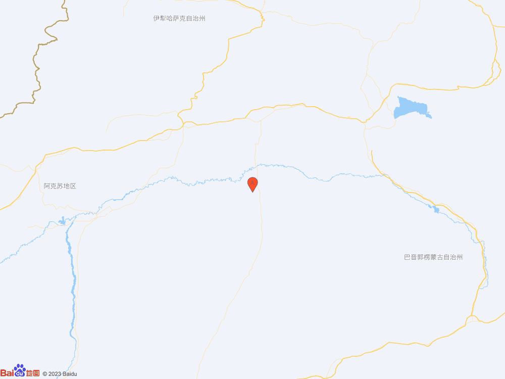新疆巴音郭楞州尉犁县发生3.2级地震